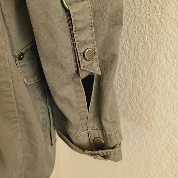 Marc New York Military Cargo Trench  jacket Size S - Picture 5 of 11